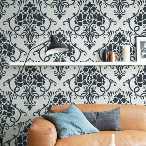 30cm 60cm Stencil Stencils Mandala Paint Big For Walls Large Decor Furniture Template Niche Damask Luxury Retro Vintage S026