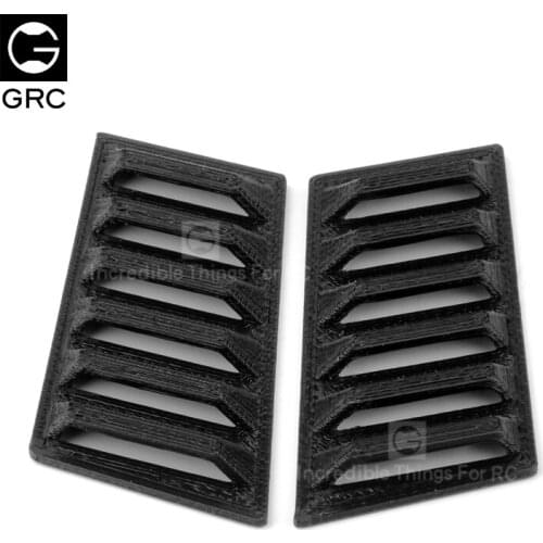 TRX4 3D printing engine cover exhaust grill