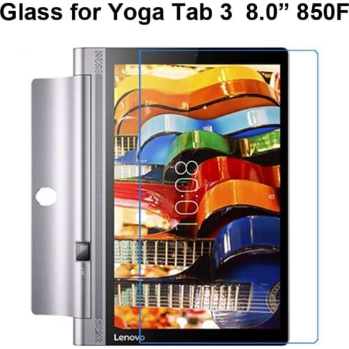 Tempered glass screen protector for Lenovo Yoga Tab 3 8 850F 8.0 inch screen cover film protection