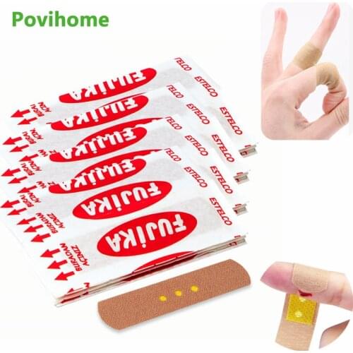 10Pcs First Aid Waterproof Breathable Anti-infection Healing Adhesive Bandage Band Aid Wound Dressing Plaster Sterile Hemostasis