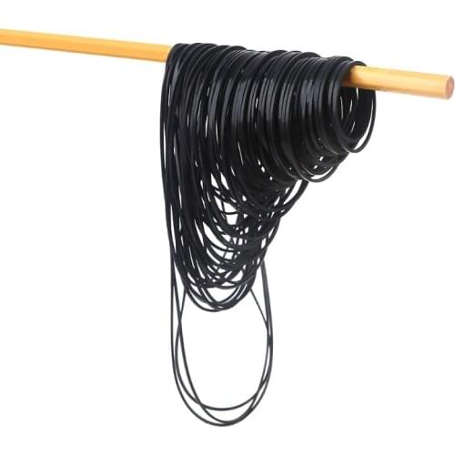 100PCS 1mm Universal Mix Cassette Tape Machine Belt Assorted Home Components Recorder Turntable Strap Belt HCCY