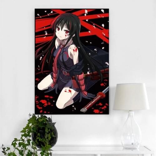 Akame Ga Kill Anime Canvas Painting Wall Art Nordic Decoration Home Modern Poster For Living Room Unframed Print Pictures