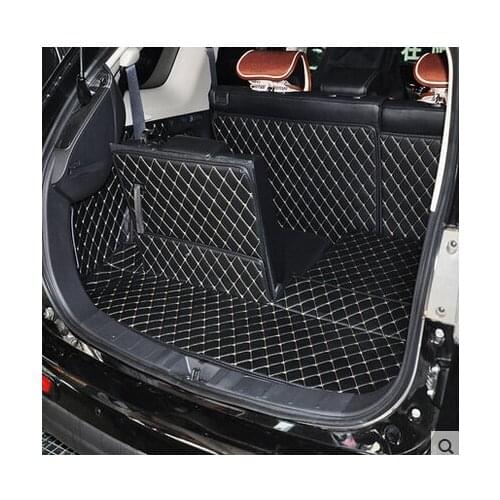 Car Travel Good quality Special car trunk mats for Mitsubishi Outlander 7 seats -2013 waterproof boot carpets cargo liner