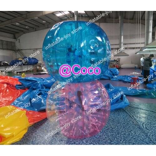 Free air ship to door!commercial TPU inflatable bubble balls, adults zorb balls, 1.5m inflatable bubble balls for football game