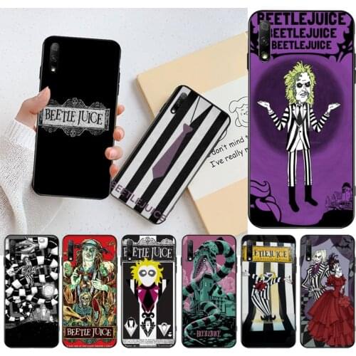 Beetlejuice Handbook Soft Silicone TPU Phone Cover for Huawei Honor 30 20 10 9 8 8x 8c v30 Lite view pro