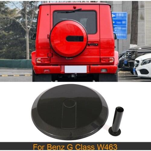 Carbon Fiber Car Spare Tire Cover for Mercedes-Benz G Class W463 G55 G65 G63 BODY KIT 2008-2014 G Class G500 Car Cover Protector