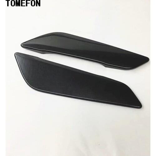 For BMW 5 Series G30 G31 2017 2018 ABS Chrome Black Car Side Body Fender Cover Air Wing Vent Trim 2PCS/SET