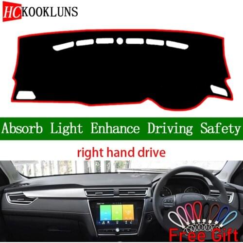 For ROEWE I5 EI5 2018 2019 Right Hand Drive Dashboard Cover Car Stickers Sun Shade Dash Mat Carpet Interior Accessories