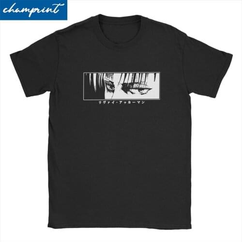 Leisure Levi Stare SNK T-Shirt Men Womens T Shirt Attack on Titan Anime Shingeki No Kyojin Short Sleeve Tees Gift Idea Tops