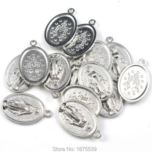 26*16 mm catholic madonna pendant for necklace making