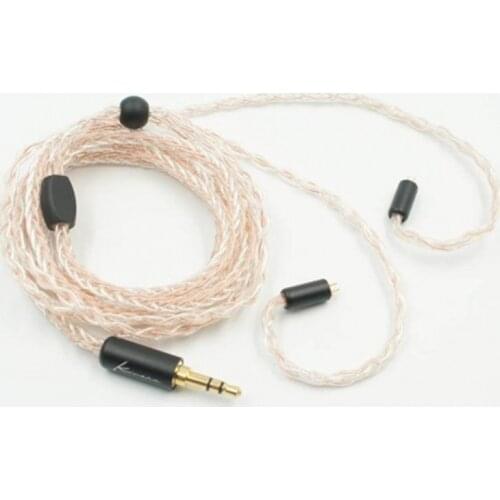 Kinera iDUN 2-Pin 0.78mm Single Crystal Copper & Silver-plated Mixed Braided HiFi Earphone Cable