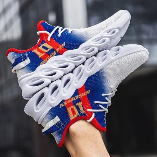 Summer Sneakers Men Fashion Sapatilhas Homem Outdoor Men Casual Shoes Chaussure Homme Lace Up Zapatillas Sapato Masculino 46