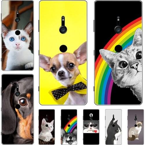 Soft Case For Sony Xperia XZ3 Case 6.0 inch TPU Soft Silicone Phone Back Coque For Sony Xperia XZ3 Case Cover Cartoon Print