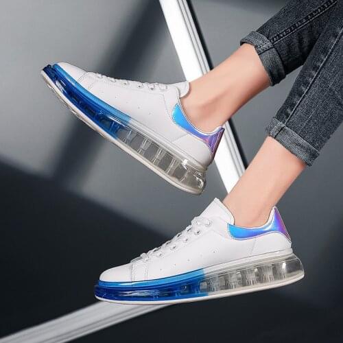 2021 New Luxury McQueen Shoes Women Designer Men Casual Shoes Outdoor Waterproof AIR Cushioning Sneakers Men Thick Bottom Shoes