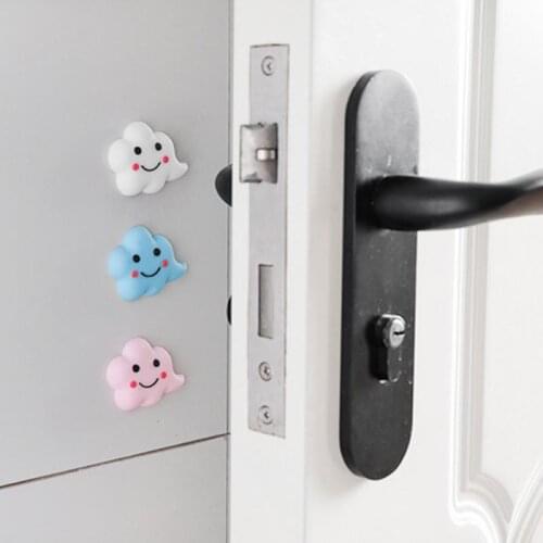 NEW Door Stopper Wall Protector Anti-collision Pad Refrigerator Door Anti-collision Stickers Furniture Cushion Magnet Crash Pads