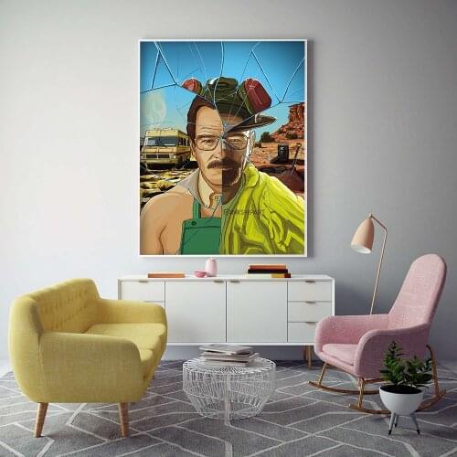 Breaking Bad Poster Canvas Painting TV Movie Art Prints Wall Poster Home Decor Painting Wall Pictures for Living Room Decoration