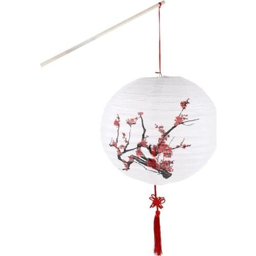 Antique Style Design Printed Paper Lantern Chinese Paper Lamp Lantern New Year Party Kids Gift Home Yard Hanging Pendant