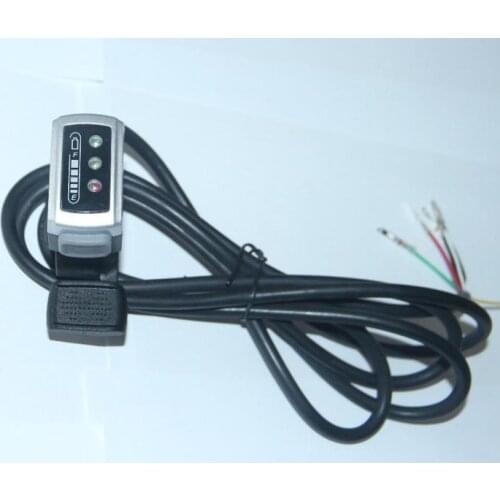 48V Thumb Twist Throttle Speed Control 3Wire Power Display fit 22.2mm handlebar for electric bike scooter