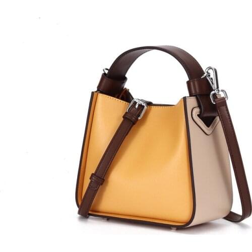 Genuine Leather Shoulder Bags For Women Fashion Luxury Designer Handbags Ladies Leather Small Crossbody Bag Purse Totes 2021 New