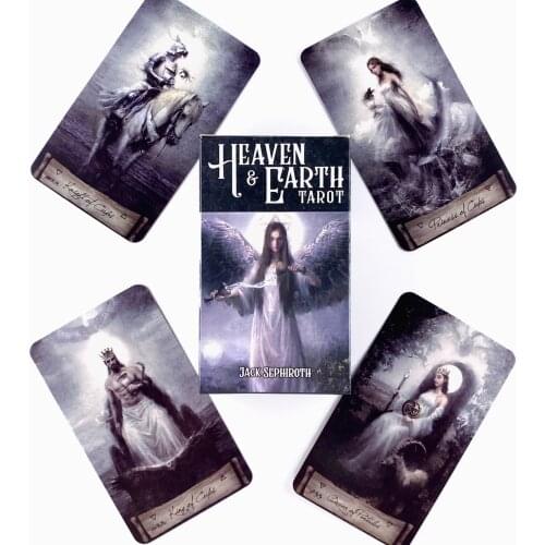 Heaven Earth Tarot Deck Leisure Party Table Game High Quality Fortune-telling Prophecy Oracle Cards With Guide Book