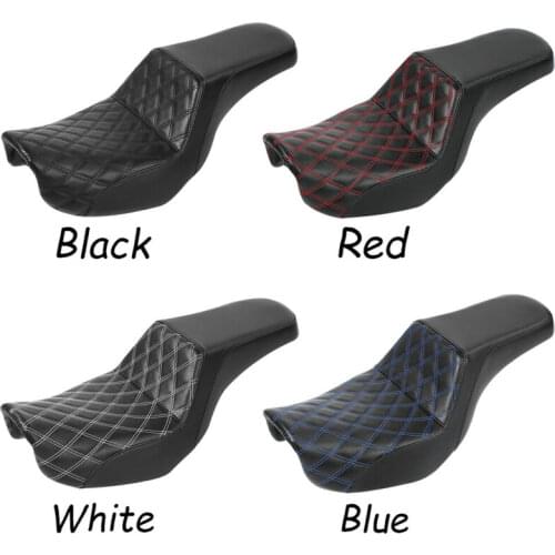 Driver Rear Passenger Seat For Harley Dyna Low Rider Wide Super Glide Switchback FXDWG FLD FXDC FXDF FXDL FXDB Fat Street Bob