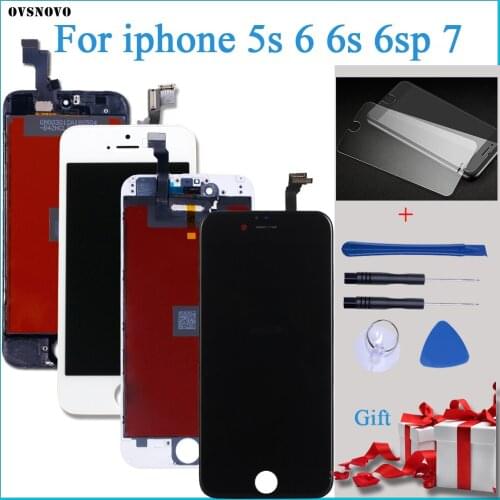 Grade AAA+++ For iPhone 6 6S Plus LCD With 3D Force Touch Screen Digitizer Assembly For iPhone 5S Display No Dead Pixel