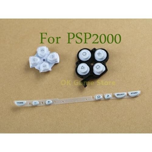 10sets/lot 3 in 1 Left Right Buttons Kit Set Repair Parts Replacement buttons for PSP 2000 PSP2000 Slim Console