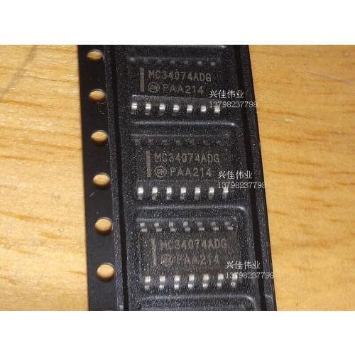 10PCS New original authentic MC34074 MC34074ADG MC34074ADR2G Operational Amplifier