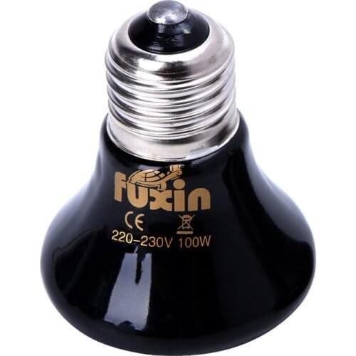 25/50/75/100W Pet Reptile Breeding Ceramic Emitter Heated Heater Light Lamp Bulb