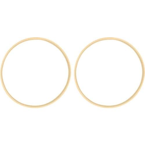 2x Dream Bamboo Rings,Wooden Circle Round Catcher DIY Hoop 15cm & 10cm