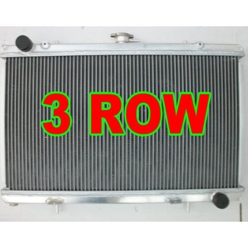 3ROW Aluminum Radiator for Nissan Silvia S13 SR20DET 1989-1994 MT 1990 1991 1992
