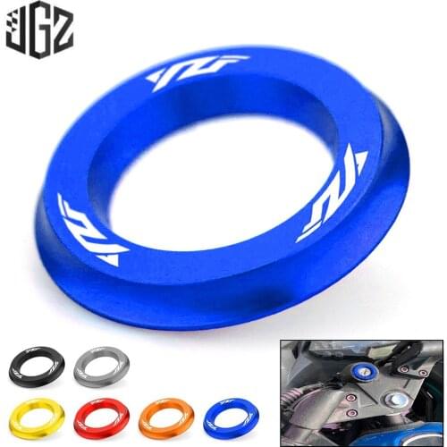 Motorcycle CNC Aluminum Ignition Switch Key Cover Ring Circle Cap For Yamaha YZF R1 R3 R6 R15 R25 R125 2013 - 2019 Accessories