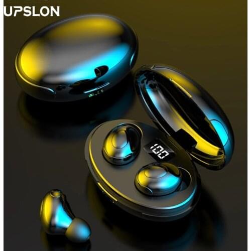 New Wireless Earphones TWS Bluetooth 5.0 Charging Box Stereo Digital Display Sports Headset Waterproof Earbuds Noise Reduction
