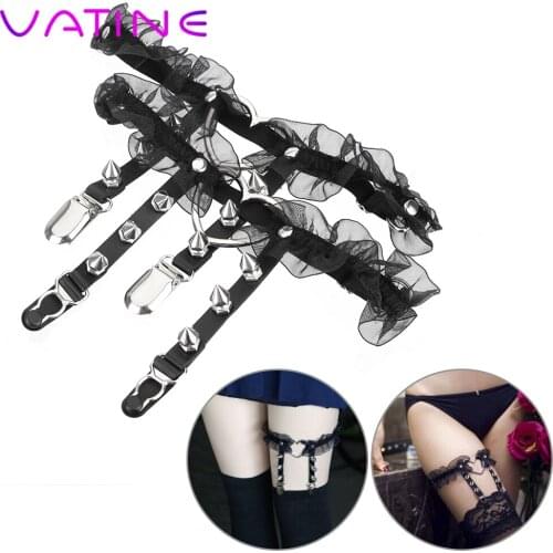 VATINE Black Lace Garter Belt For the Stockings Adult Products Adult Games Sex Toys for Women