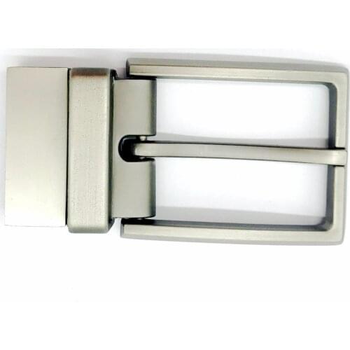 Men can reverse pin cutting buckle zinc alloy belt buckle
