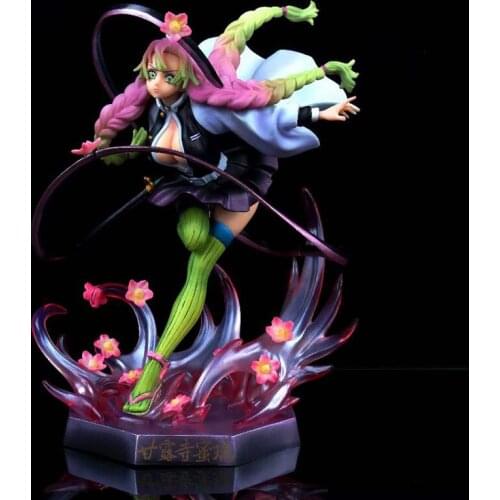 Anime GK Demon Slayer Kimetsu no Yaiba Mitsuri Kanroji PVC Action Figure Japanese Anime Figure Statue Model Toys Doll Gift