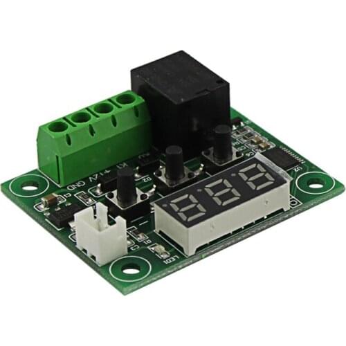 Elecrow W1209 Patch Mini Thermostat High Precision Digital Display Temperature Incubator Controller with Temperature Sensor DIY