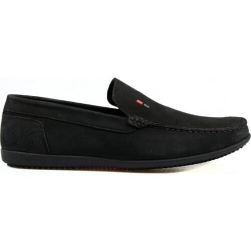 FootCourt Black Nubuck Casual Mens Loafers Men Moccasins Spring Summer New Arrivals Fashion Breathable Shoes Men Shoes Handcraft
