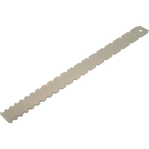 Guitar Neck Notched Straight Edge Luthiers Tool for Most Electric Guitars Durable Steel Materials