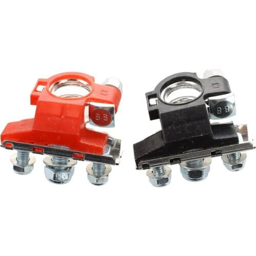 New 2pc 12V Leisure Battery Terminals Connectors Clamps Car Van Caravan Motorhome Leisure Battery Terminals Connectors Clamps