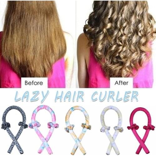 Heatless Curling Rod Headband Lazy Curler Silk Curling Ribbon Silk Curling Ribbon Heatless Hair Curling Ribbon Make Hair Curly