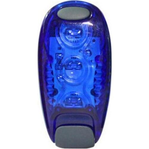 Multifunctional bicycle taillight outdoor riding 3 LED safety warning light Running nighttime backpack light bike helmet light