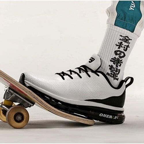 ONEMIX Mens Sport Running Shoes Music Rhythm Man Sneakers Breathable Mesh Outdoor Athletic Shoe Light Male Shoe Size EU 39-47