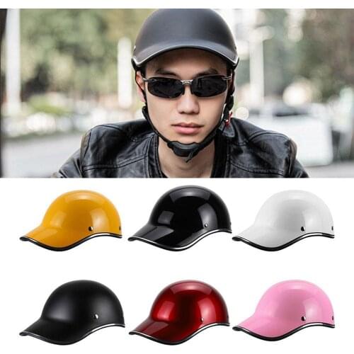 Motorcycle Helmet Bike Bicycle Baseball Cap Helmet Helmet Men Adults Women Cycling caps Caps Half Men Bike Woman Helmet Bra K4C1