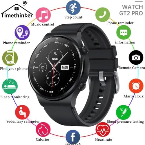 2021 New Fashion Smart Watch Men IP68 Waterproof GT2 Pro Smart Sport Watch for Huawei Bluetooth Call Smartwatch for IOS Android