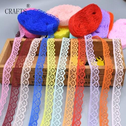 New! wholesale sell 10 yards lace ribbon, gems pattern width 14mm, DIY jewelry, clothing, wedding decorations
