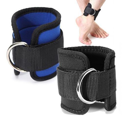Body Building Resistance Band D-ring Ankle Strap Buckle Gym Newest Multi Thigh Leg Ankle Cuffs Power Weight Lifting Fitness Rope