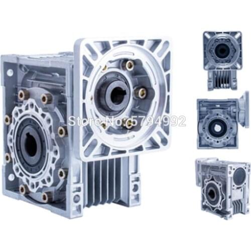NMRV040 86mm 60mm Worm gear reducer Reduction ratio 5:1 to 100:1 input 14mm shaft for NEMA34 name24 stepper motor