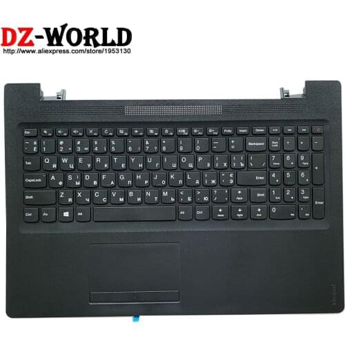 Russian Keyboard with Shell C Cover Palmrest Upper Case and Touchpad for Lenovo Ideapad 110-15 ACL IBR AST Laptop 5CB0L69470