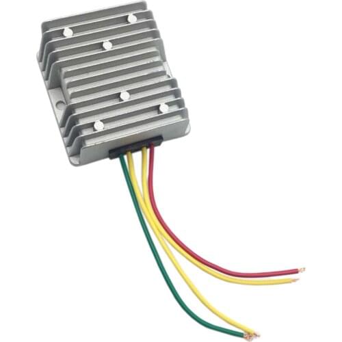 Silver Car Adapter DC 8-40V To 12V 6A 72W Power Converter Regulator